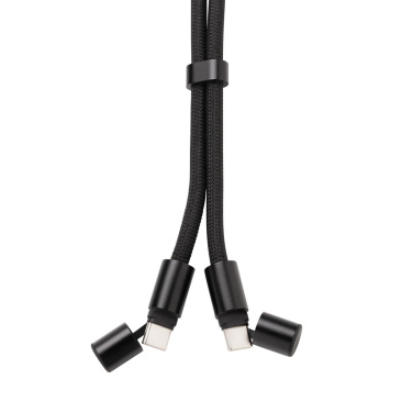 Logotrade advertising product picture of: LoopAmp RCS RPET adjustable phone cord with 60W cable