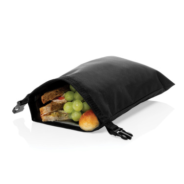 Logo trade promotional merchandise picture of: Snackstrap AWARE™ RPET foldable lunchbag 30x20CM