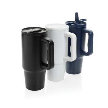 Logo trade corporate gifts image of: Embrace Leakproof RCS recycled stainless steel tumbler 900ml