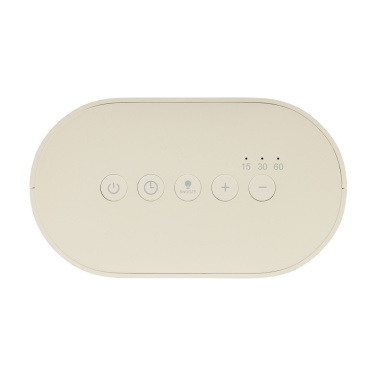 Logotrade business gift image of: LumaRise RCS reycled plastic white noise alarm clock
