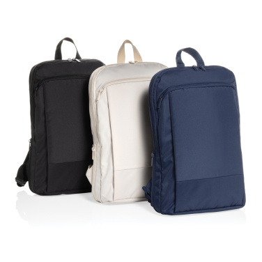 Logotrade promotional gifts photo of: Flexpack Aware™ RPET Expandable Slim 15.6" Laptop Backpack