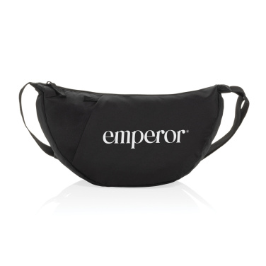 Logotrade promotional product picture of: Crescent XL AWARE™ RPET half moon sling bag
