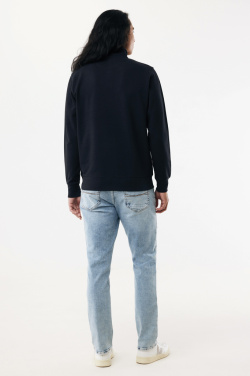 Logo trade promotional merchandise picture of: IQONIQ Elgon recycled cotton quarter zip sweater