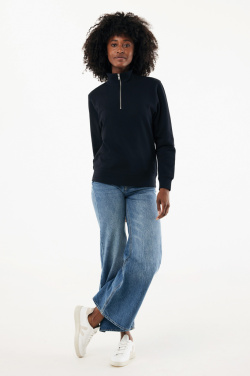Logotrade corporate gift picture of: IQONIQ Elgon recycled cotton quarter zip sweater