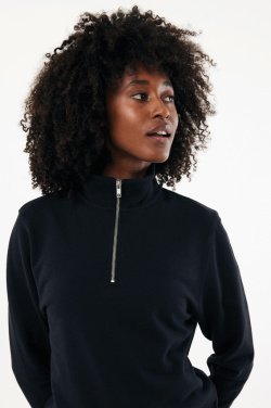 Logo trade promotional item photo of: IQONIQ Elgon recycled cotton quarter zip sweater