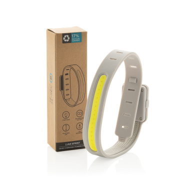 Logo trade advertising products picture of: Lumi Sprint RCS rplastic LED re-chargeable running light