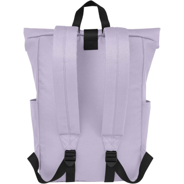 Logo trade corporate gift photo of: Byron 15.6" GRS RPET roll-top backpack 18L