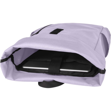 Logotrade promotional gift image of: Byron 15.6" GRS RPET roll-top backpack 18L