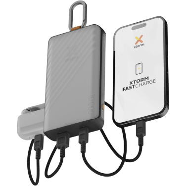 Logo trade promotional products image of: Xtorm XG2S101 Go2 10.000 mAh 15W solar power bank with light