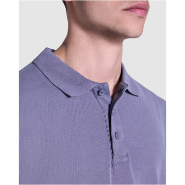 Logo trade promotional giveaways image of: Cobain short sleeve unisex polo