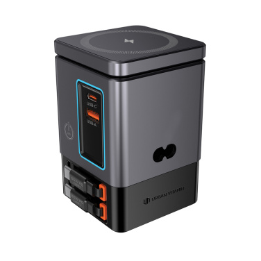 Logo trade corporate gifts picture of: Urban Vitamin Sacramento 105W GAN charger+retractable cables