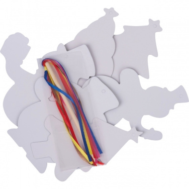 Logo trade promotional gifts picture of: Scratch-off Christmas ornaments SOUTH POLE