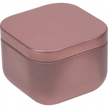 Logo trade promotional products picture of: Candle in tin PRAGUE