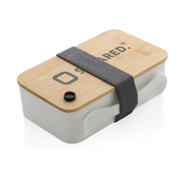 Logo trade promotional merchandise photo of: RCS RPP lunchbox with bamboo lid