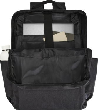 Logo trade promotional gifts picture of: Libra 15” GRS recycled laptop backpack 15L