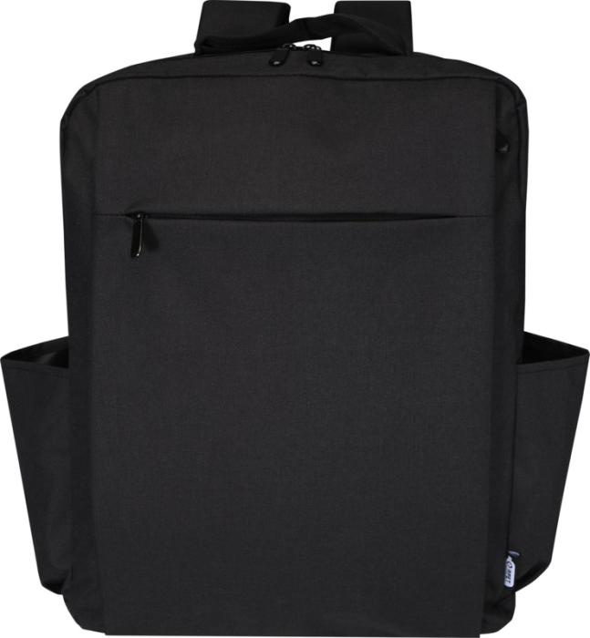 Logo trade promotional merchandise photo of: Libra 15” GRS recycled laptop backpack 15L