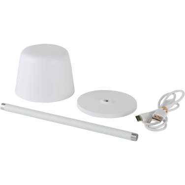 Logotrade promotional product picture of: Alya rechargeable dimmable table lamp with 3 light modes