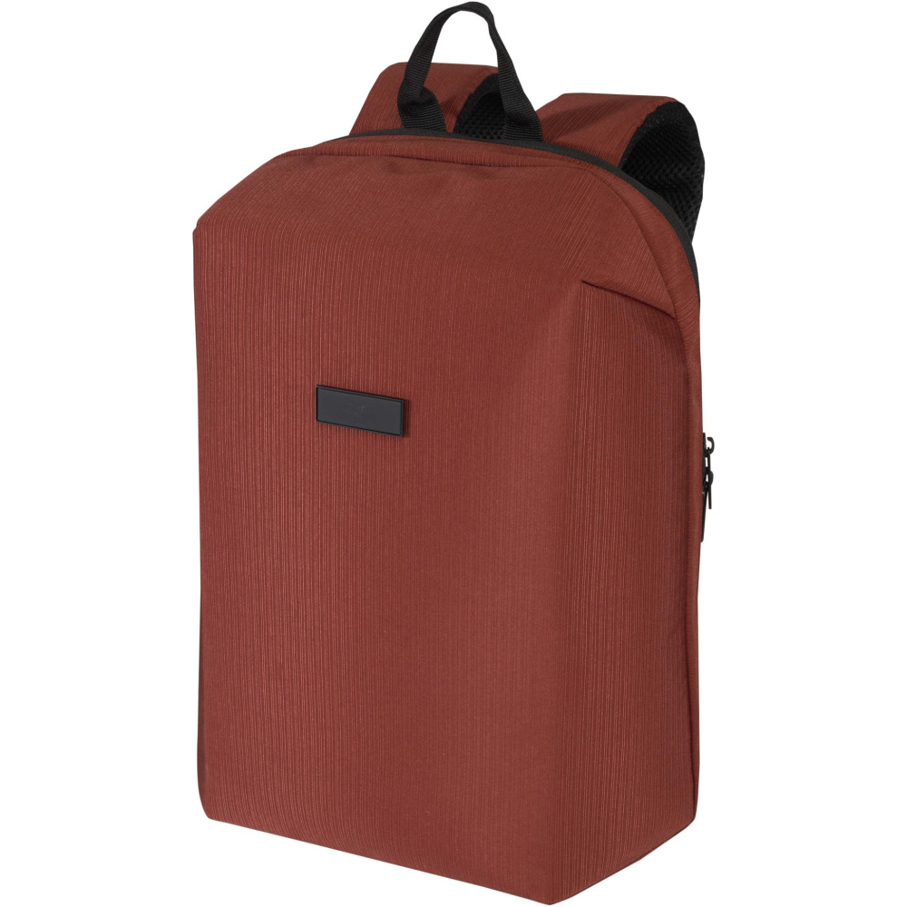Logo trade promotional gifts image of: Luma 15" GRS recycled anti-theft laptop backpack 10L