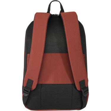 Logo trade corporate gifts picture of: Luma 15" GRS recycled anti-theft laptop backpack 10L