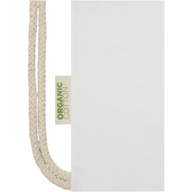 Logo trade promotional items picture of: Odisha 140 g/m² OCS organic drawstring bag 5L