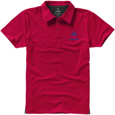 Logo trade promotional merchandise picture of: Markham short sleeve men's stretch polo