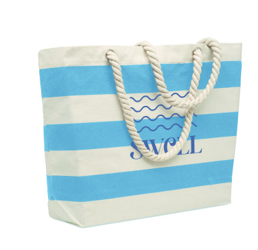 Logo trade promotional giveaway photo of: Cotton beach bag 220 gr/m²