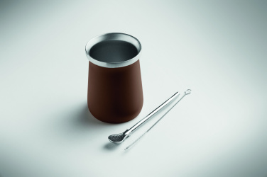 Logo trade corporate gifts image of: Yerba mate tea cup