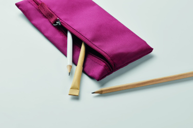 Logo trade promotional giveaway photo of: Zippered pencil case