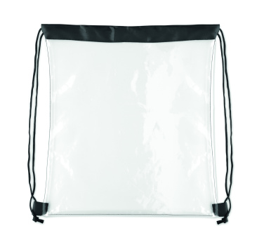 Logotrade promotional items photo of: Transparent drawstring bag