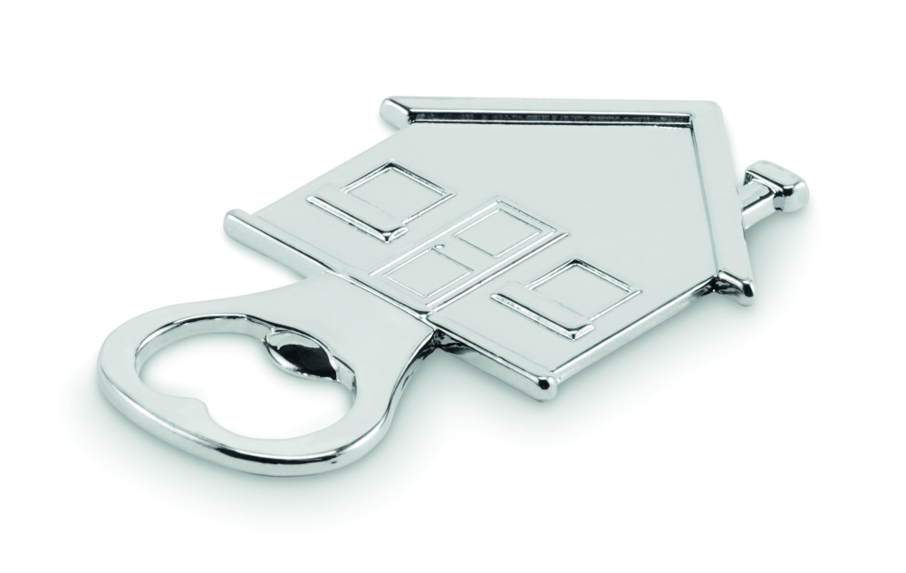 Logo trade promotional giveaway photo of: House shape bottle opener