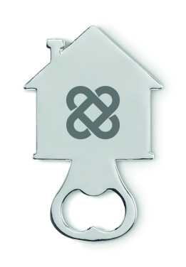 Logo trade promotional products picture of: House shape bottle opener