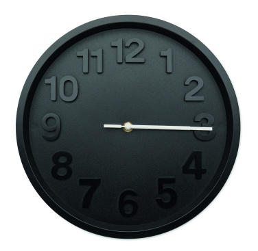Logo trade promotional giveaway photo of: Wall clock in PP