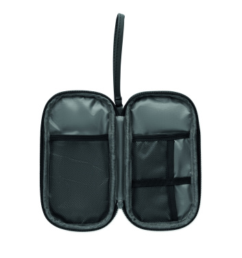 Logo trade promotional product photo of: Tech organiser pouch 600D RPET