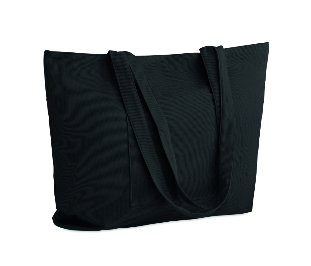 Logotrade corporate gifts photo of: Corduroy large shopping bag