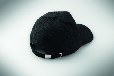 Logo trade promotional items image of: Corduroy 5 panel baseball cap