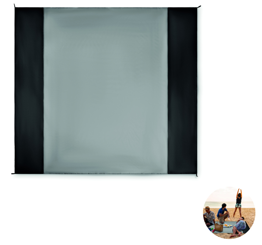 Logo trade corporate gifts image of: Lightweight large beach mat