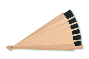 Logotrade promotional product image of: Wooden hand fan
