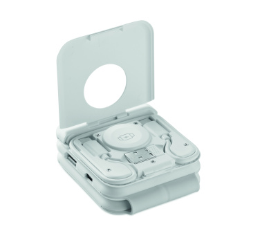 Logo trade promotional merchandise photo of: Foldable charging station