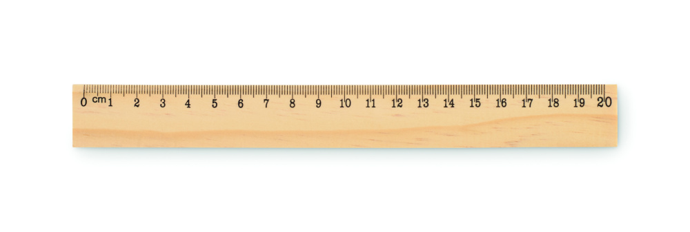 Logotrade business gifts photo of: Wooden ruler 20cm