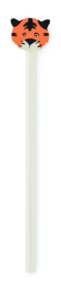 Logo trade promotional items picture of: Wooden pencil in animal shape