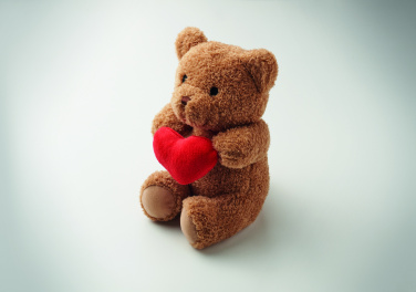 Logotrade promotional items photo of: Teddy bear with heart 23cm