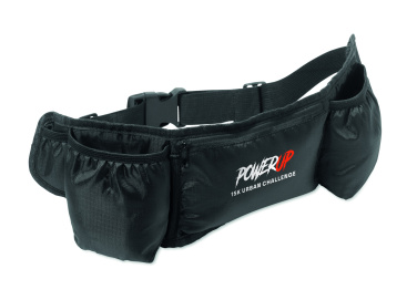 Logo trade promotional item photo of: Sports waist bag 420D RPET