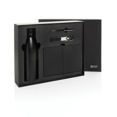 Logo trade advertising product photo of: Swiss Peak RCS deluxe business gift set w/ water bottle