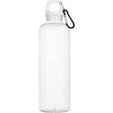 Logo trade advertising products picture of: Oregon 750 ml RCS recycled plastic water bottle with carabiner