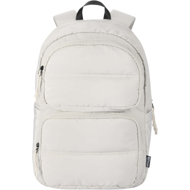 Logotrade promotional gift picture of: Puffer 15.6" GRS recycled laptop backpack 18L