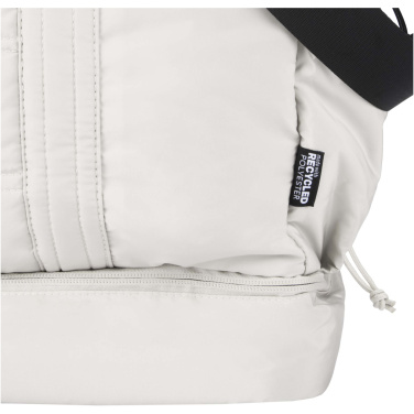 Logotrade business gifts photo of: Puffer GRS recycled duffel bag with insulated bottom 30L