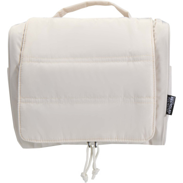 Logotrade advertising product picture of: Puffer GRS recycled hangable toiletry bag 8L