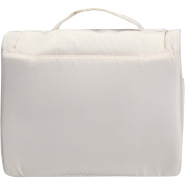 Logotrade promotional giveaway picture of: Puffer GRS recycled hangable toiletry bag 8L