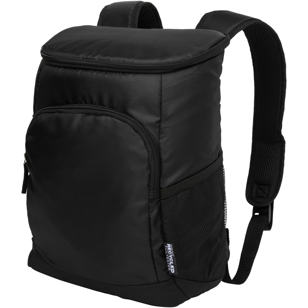 Logo trade promotional giveaway photo of: Chillpack 18-can GRS recycled cooler backpack 16L