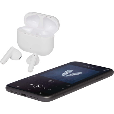 Logo trade promotional gift photo of: Altais recycled plastic True Wireless Bluetooth® headset
